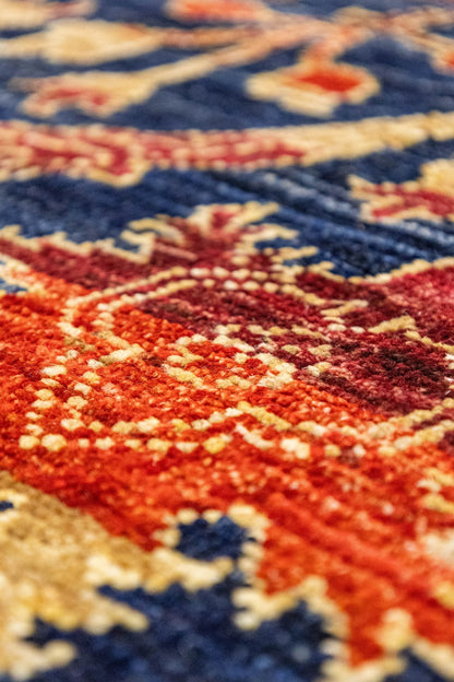 Garous Abrash Handwoven Tribal Rug, J87755