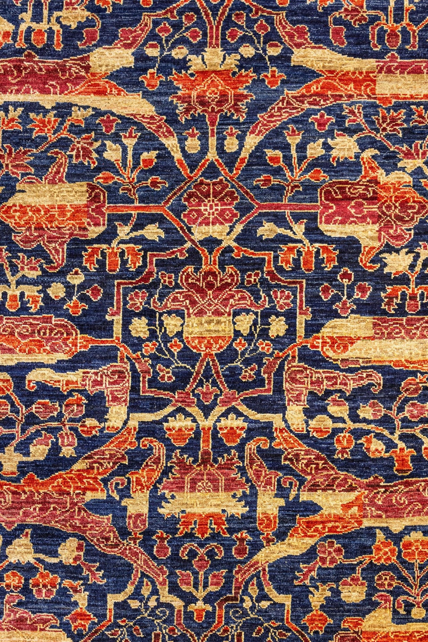 Garous Abrash Handwoven Tribal Rug, J87755