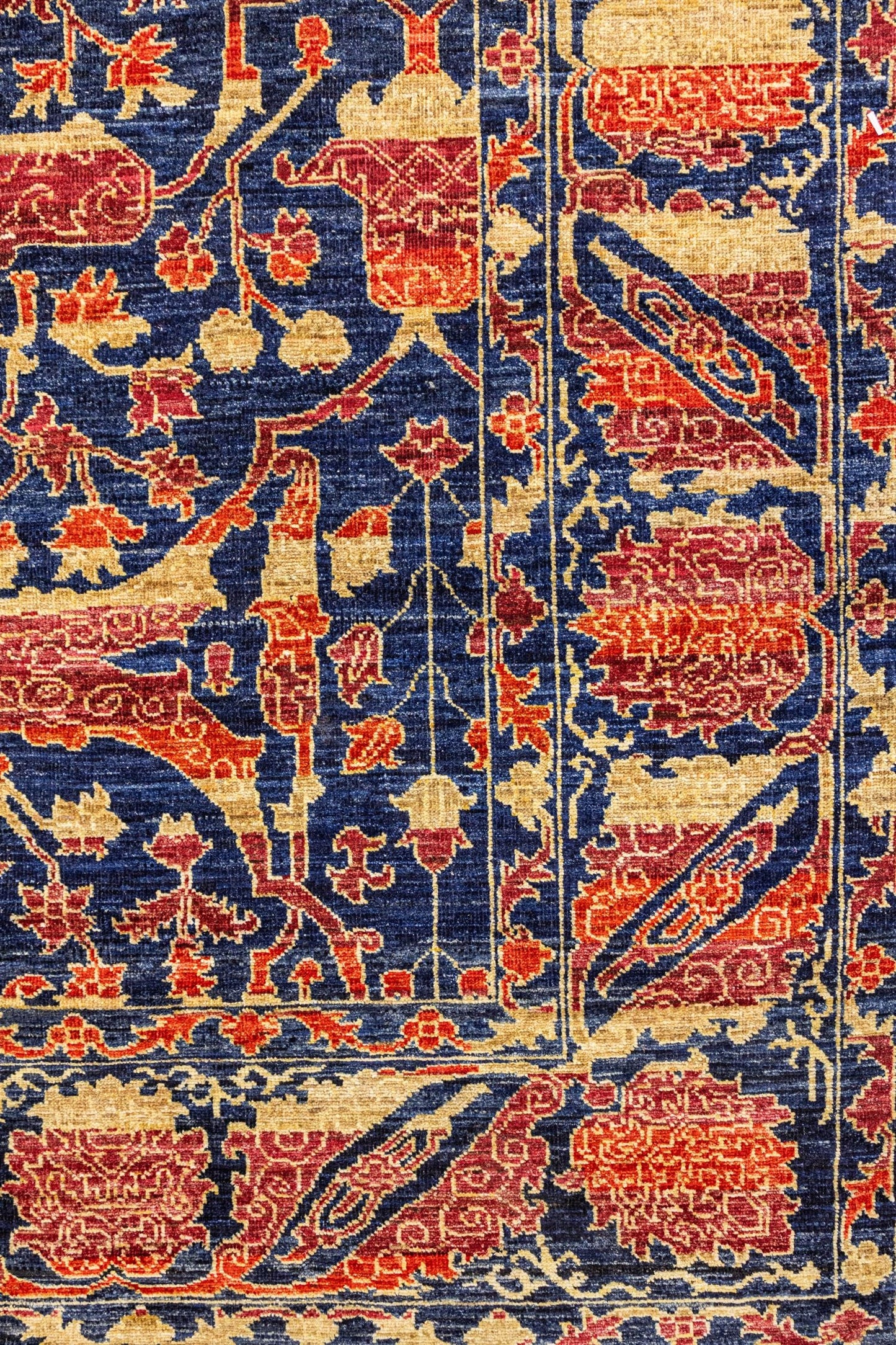Garous Abrash Handwoven Tribal Rug, J87755