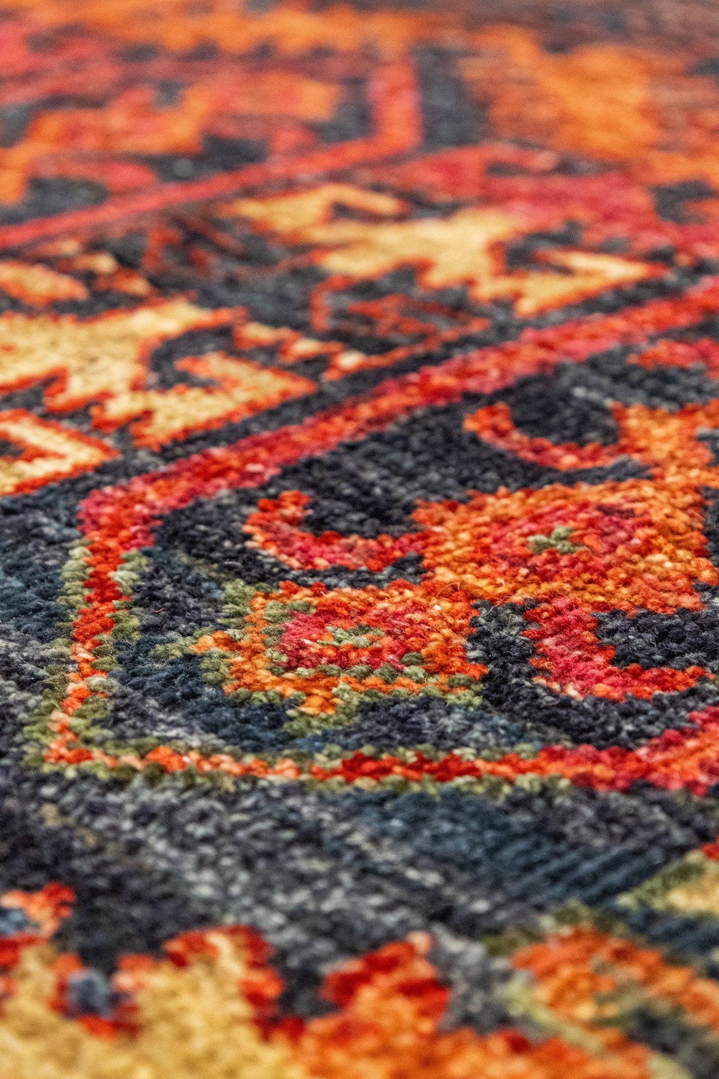 Baluchi Abrash Handwoven Tribal Rug, J87759