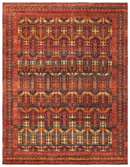  Baluchi Abrash Handwoven Tribal Rug