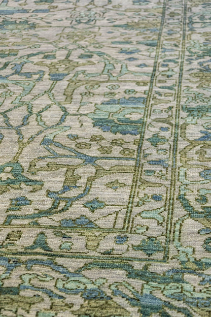 Garous Abrash Handwoven Tribal Rug, J87760