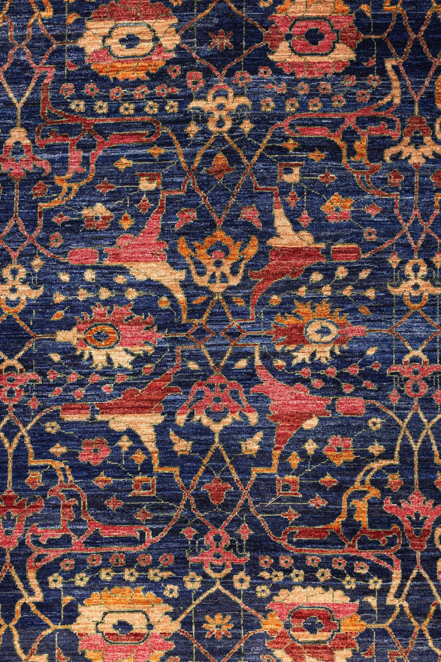 Garous Abrash Handwoven Tribal Rug, J87761