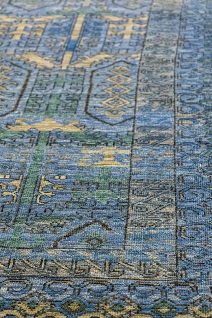 Baluchi Abrash Handwoven Tribal Rug, J87762
