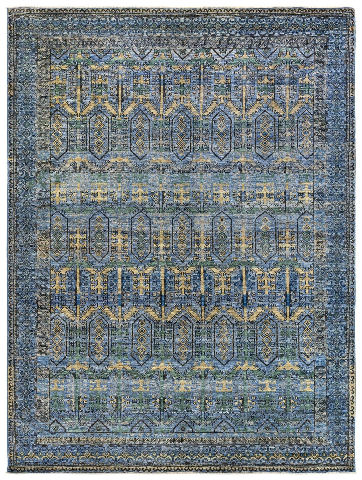  Baluchi Abrash Handwoven Tribal Rug