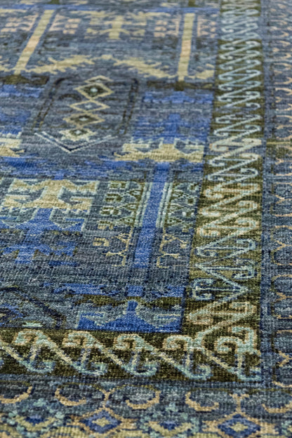 Baluchi Abrash Handwoven Tribal Rug, J87763