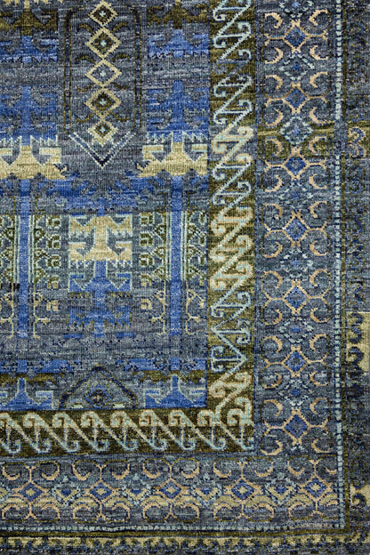 Baluchi Abrash Handwoven Tribal Rug, J87763