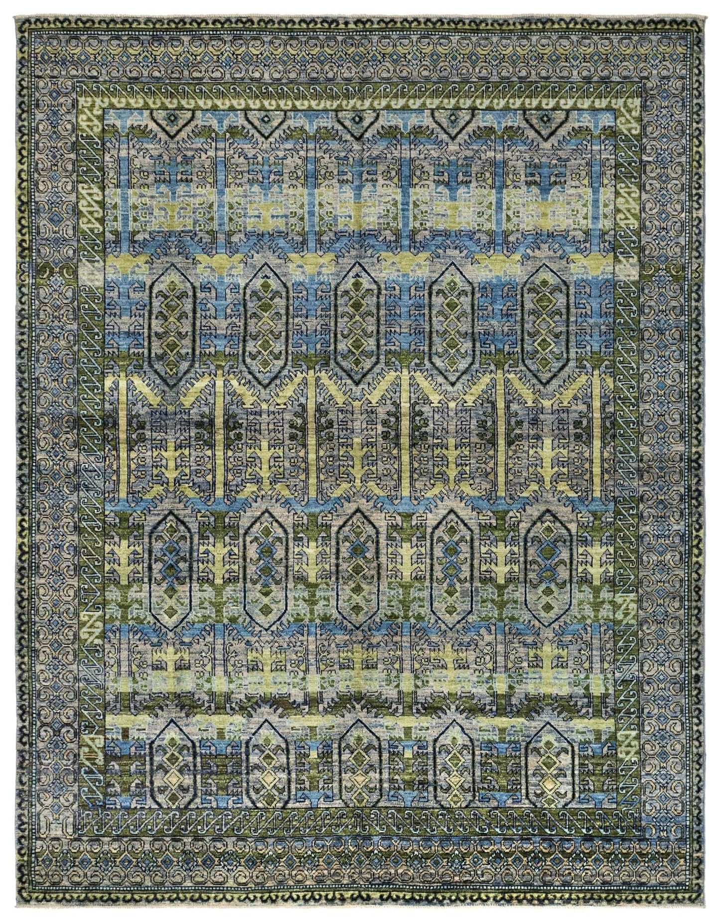  Baluchi Abrash Handwoven Tribal Rug