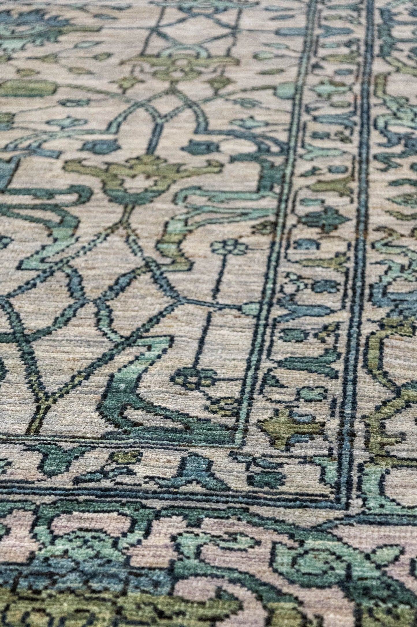 Garous Abrash Handwoven Tribal Rug, J87765
