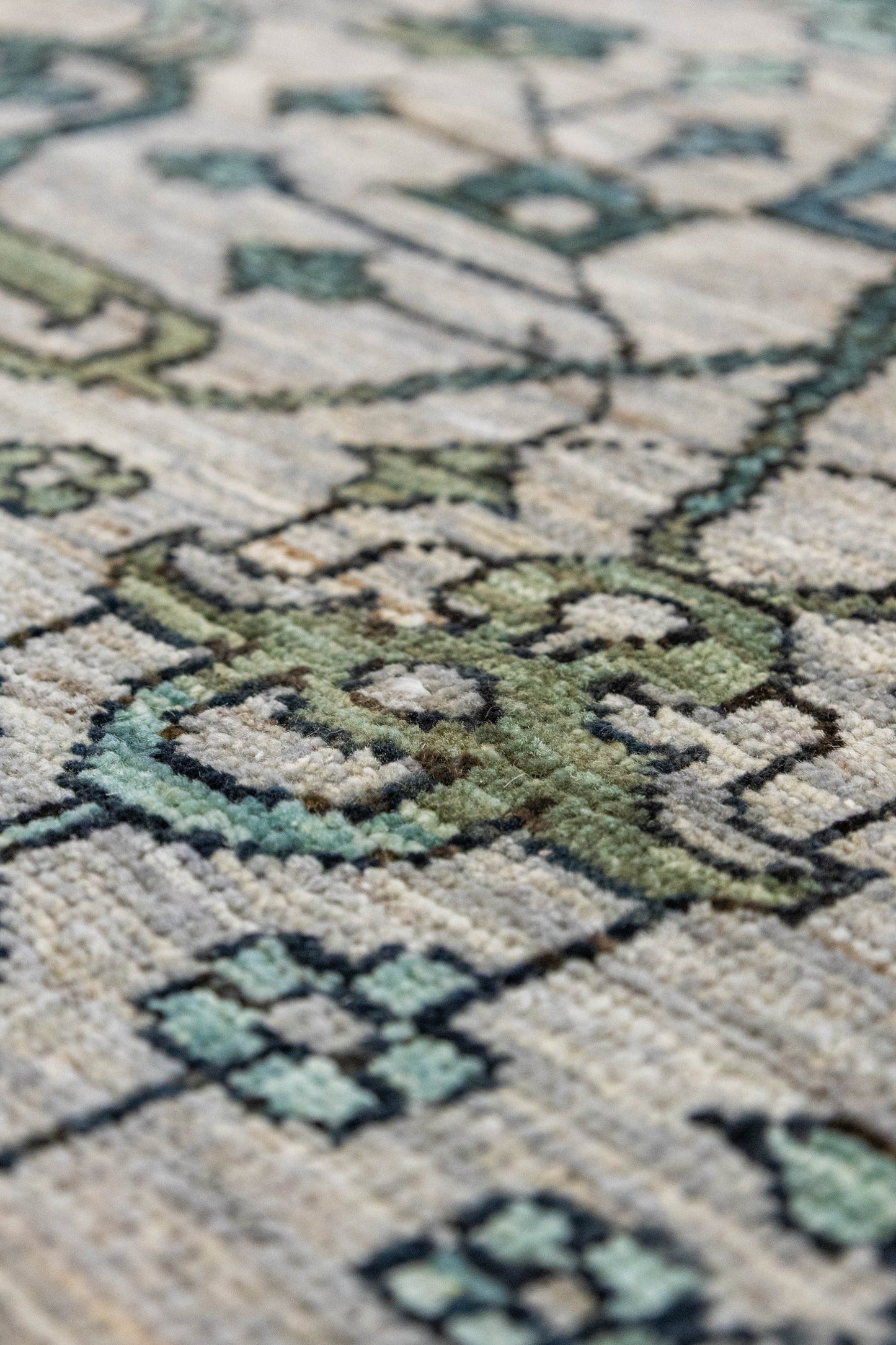 Garous Abrash Handwoven Tribal Rug, J87765
