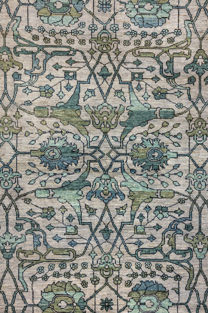 Garous Abrash Handwoven Tribal Rug, J87765