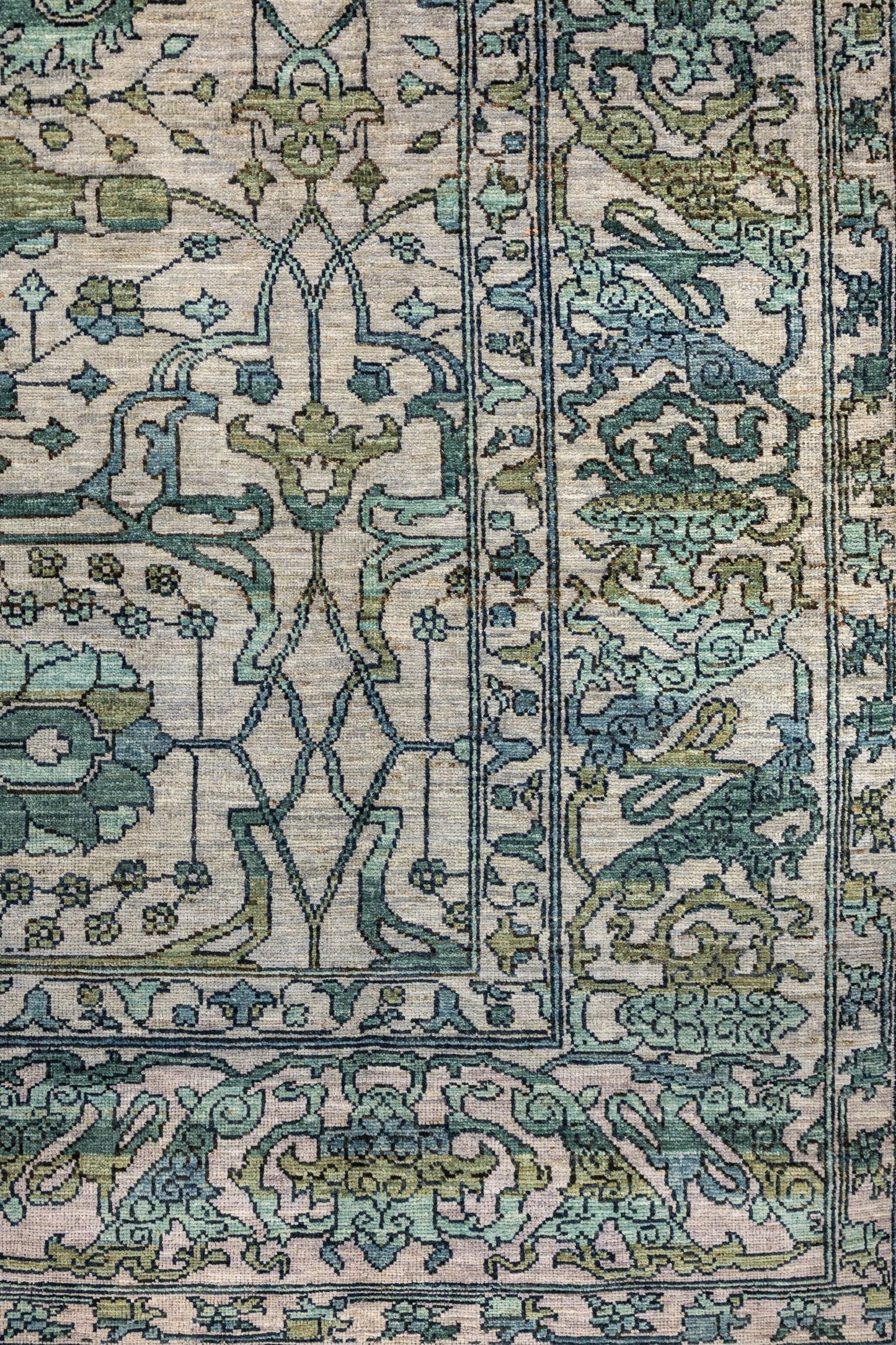 Garous Abrash Handwoven Tribal Rug, J87765