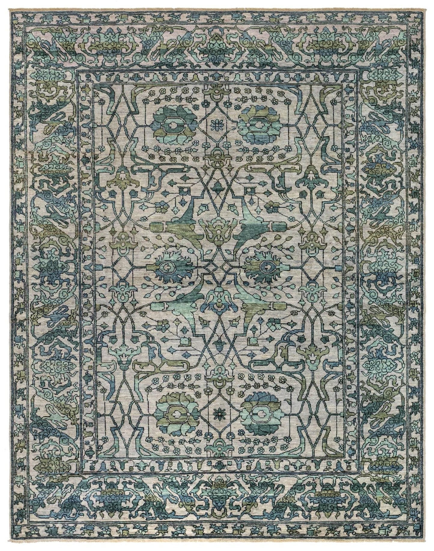  Garous Abrash Handwoven Tribal Rug