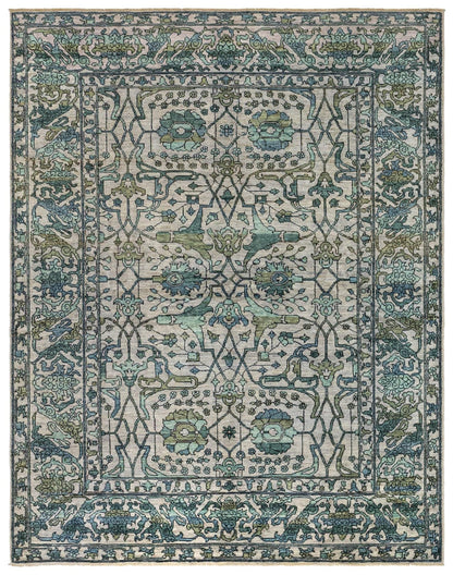  Garous Abrash Handwoven Tribal Rug