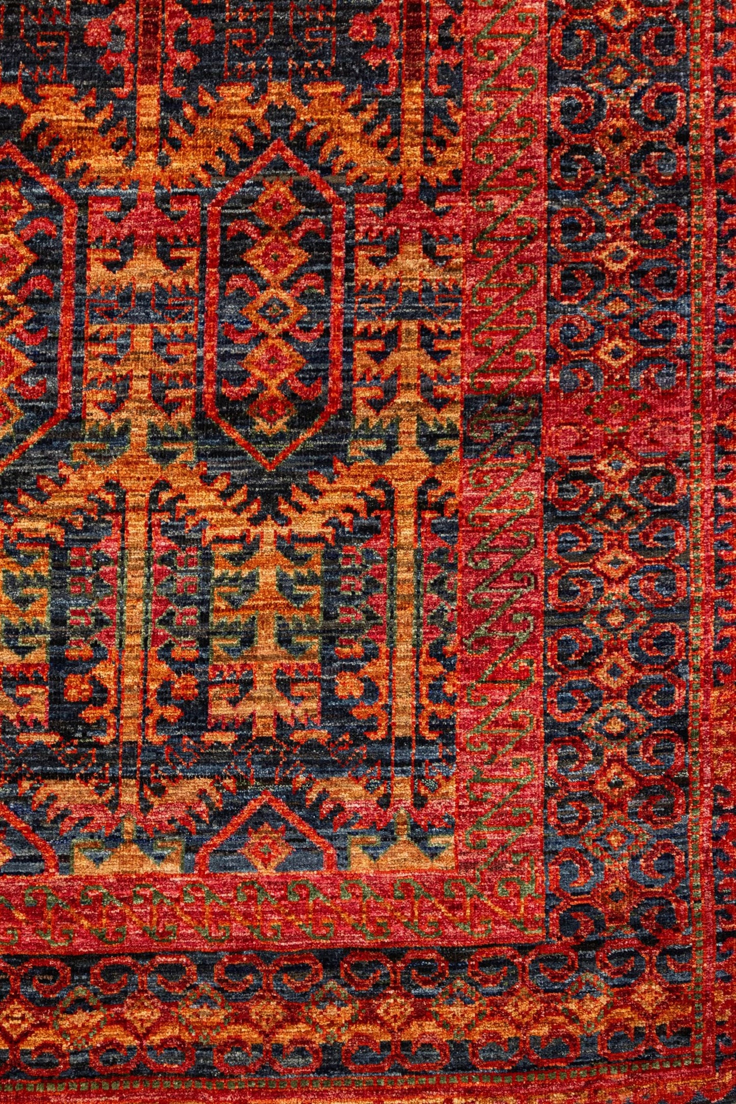 Baluchi Abrash Handwoven Tribal Rug, J87766