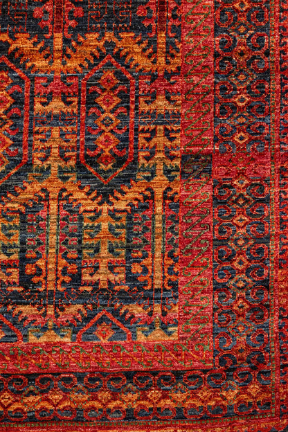 Baluchi Abrash Handwoven Tribal Rug, J87766