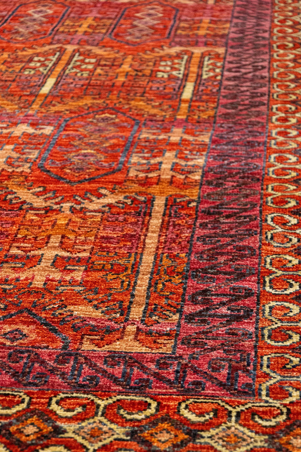 Baluchi Abrash Handwoven Tribal Rug, J87768