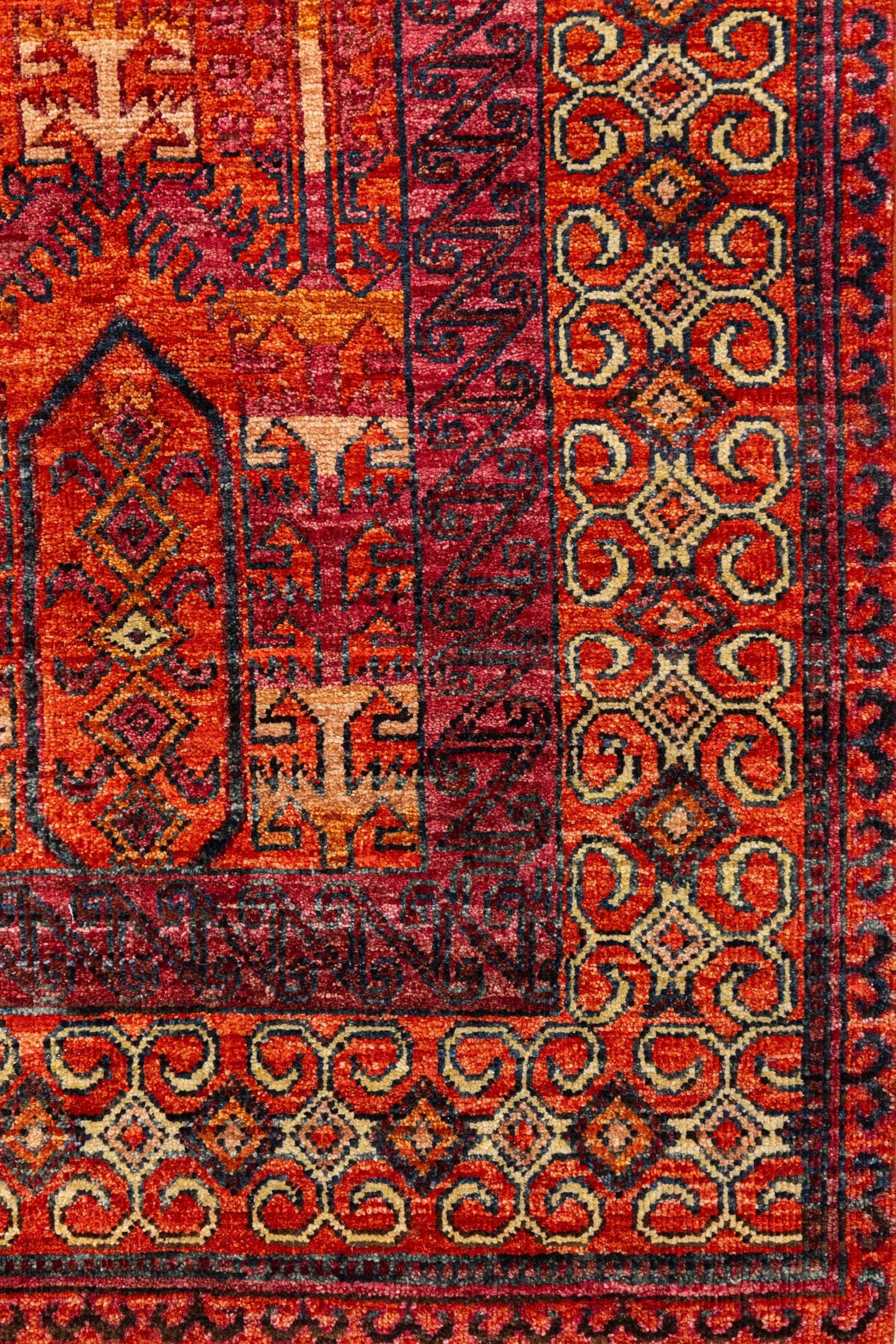Baluchi Abrash Handwoven Tribal Rug, J87768