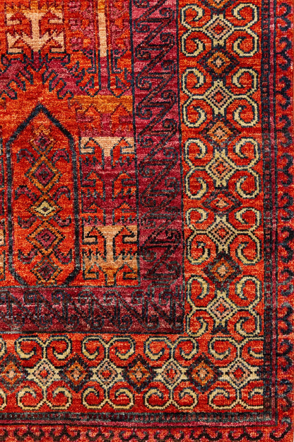 Baluchi Abrash Handwoven Tribal Rug, J87768