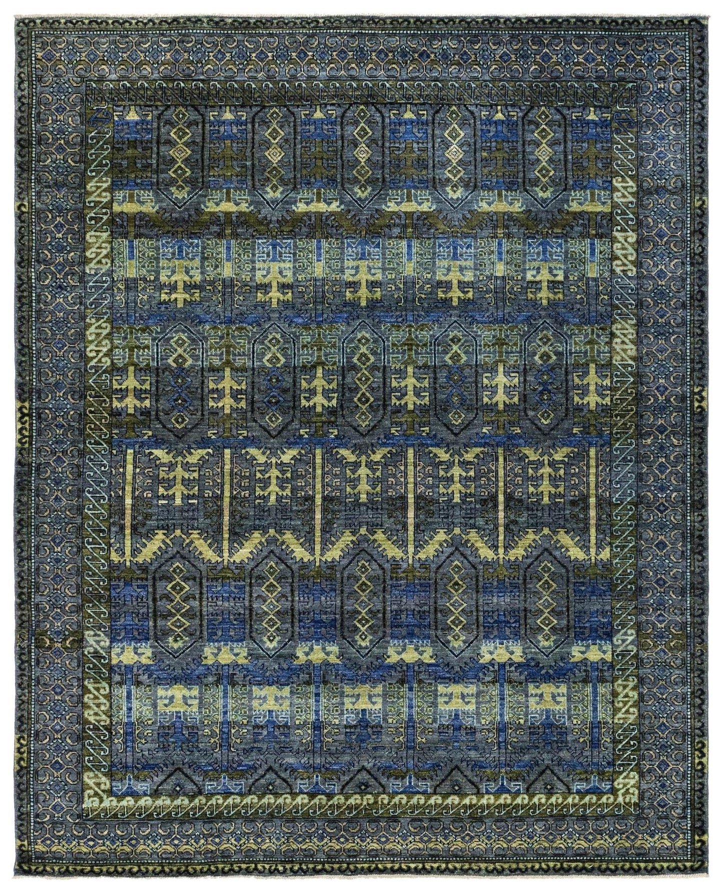  Baluchi Abrash Handwoven Tribal Rug