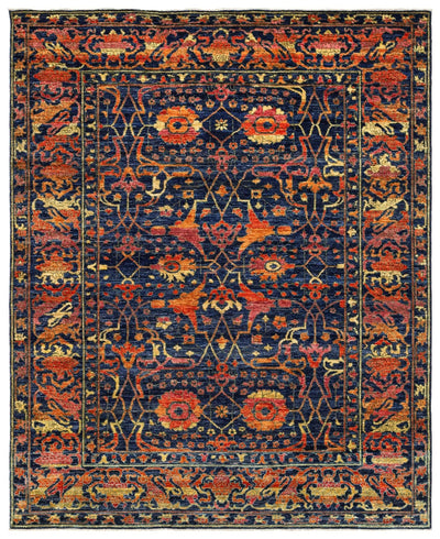  Garous Abrash Handwoven Tribal Rug