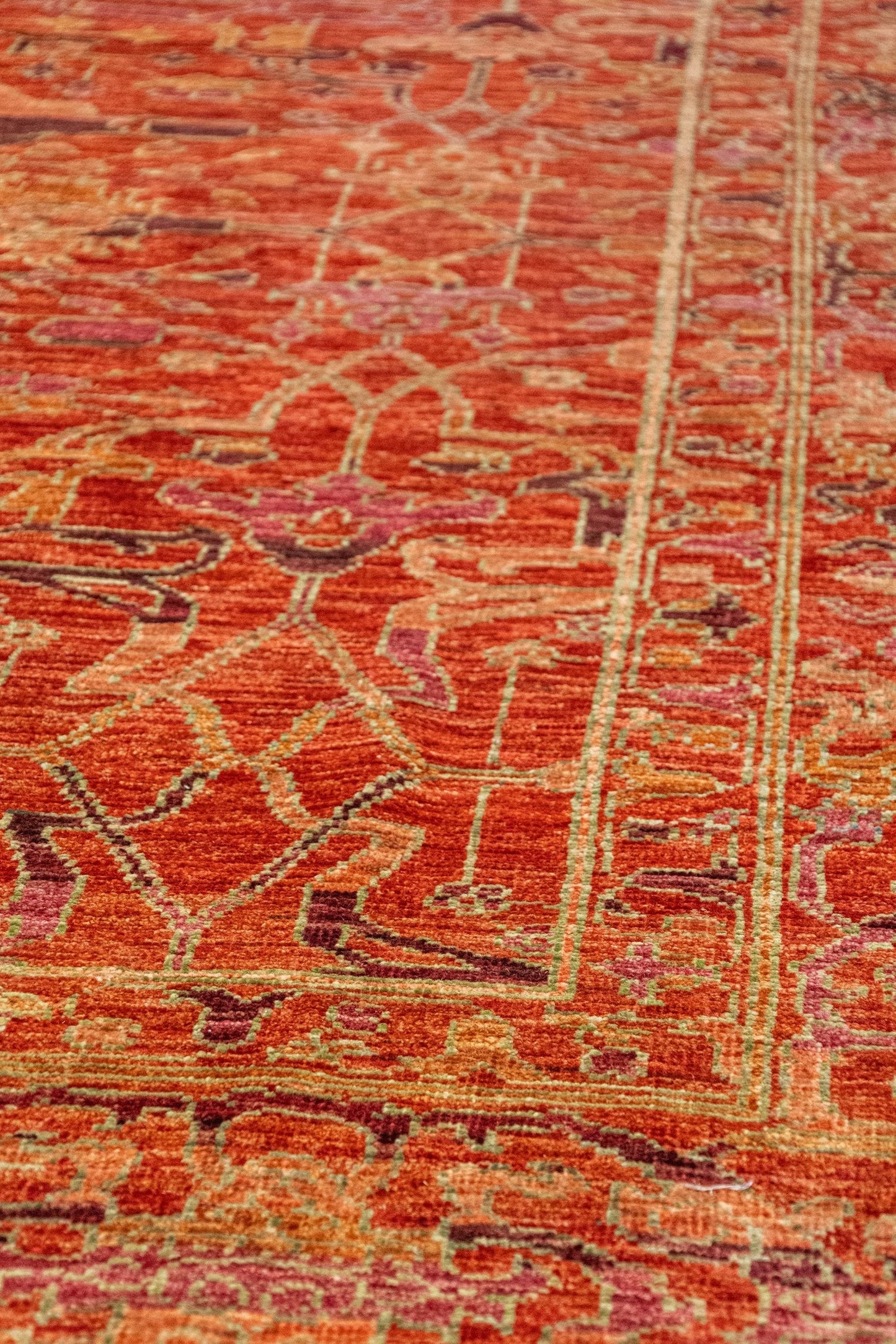 Garous Abrash Handwoven Tribal Rug, J87772