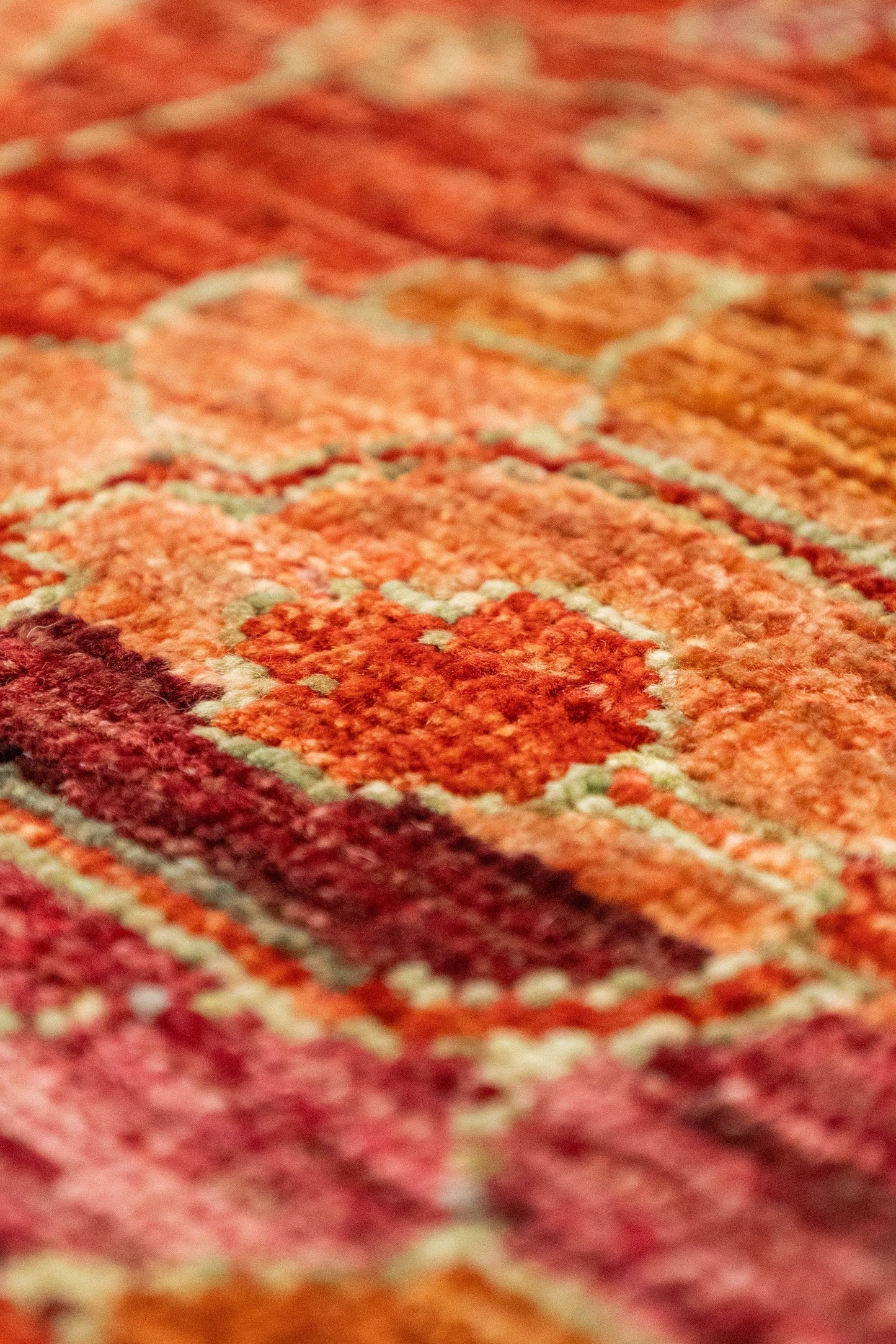 Garous Abrash Handwoven Tribal Rug, J87772