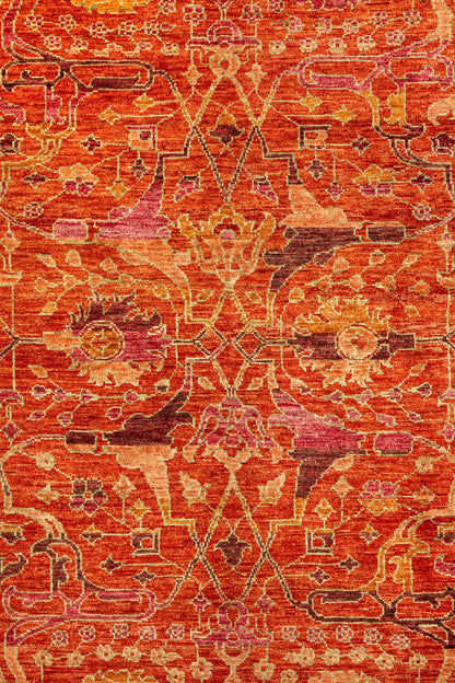 Garous Abrash Handwoven Tribal Rug, J87772