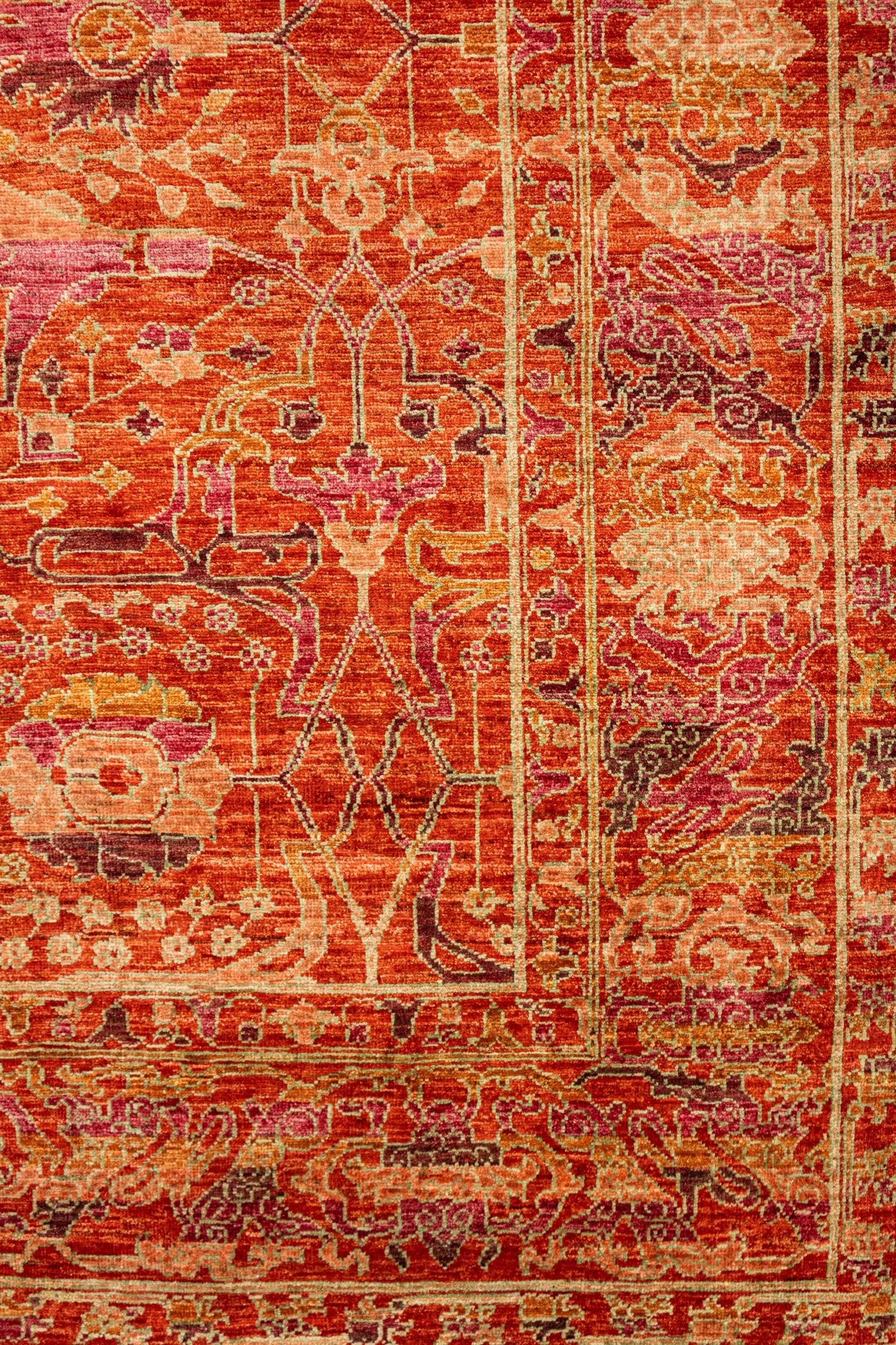 Garous Abrash Handwoven Tribal Rug, J87772