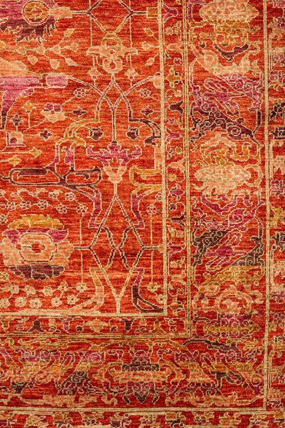 Garous Abrash Handwoven Tribal Rug, J87772