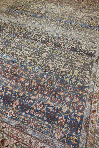 Antique Bijar Handwoven Traditional Rug, JF5966