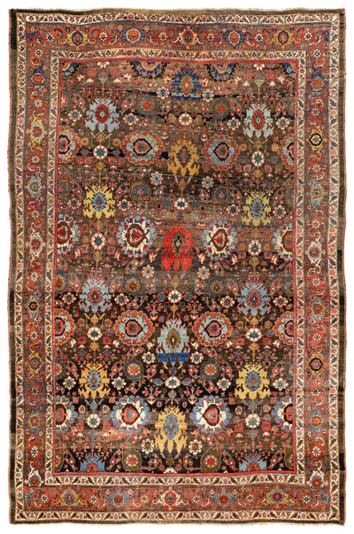 Antique Bijar Tribal Rug, JF7772