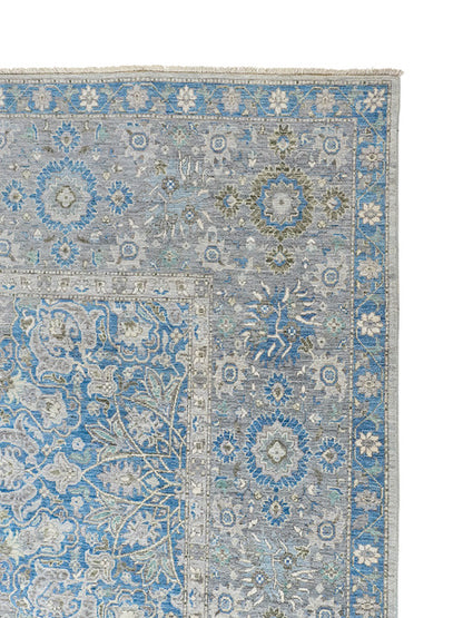 Oushak Medallion Handwoven Traditional Rug, J81397