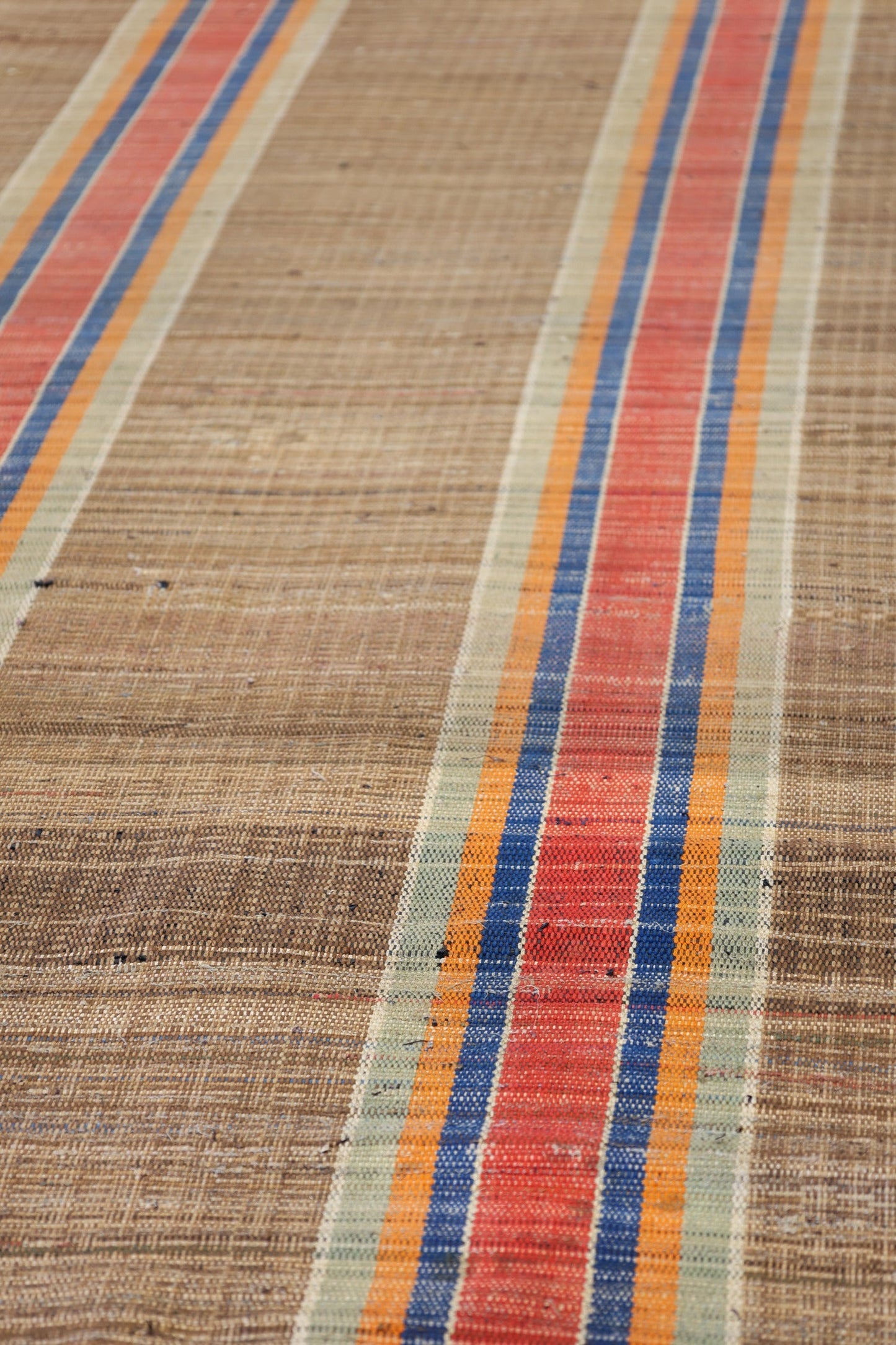 Antique American Rag Rug Handwoven Contemporary Rug, J80035