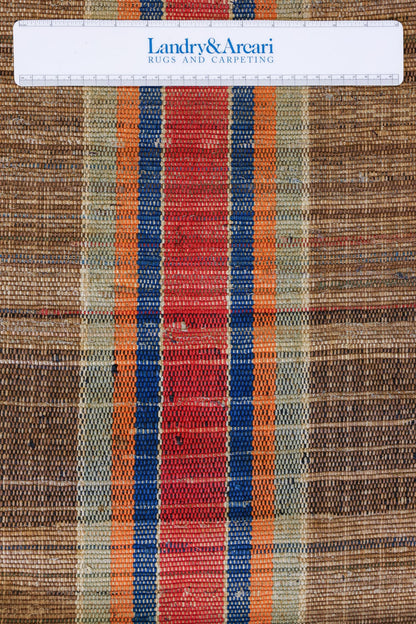 Antique American Rag Rug Handwoven Contemporary Rug, J80035