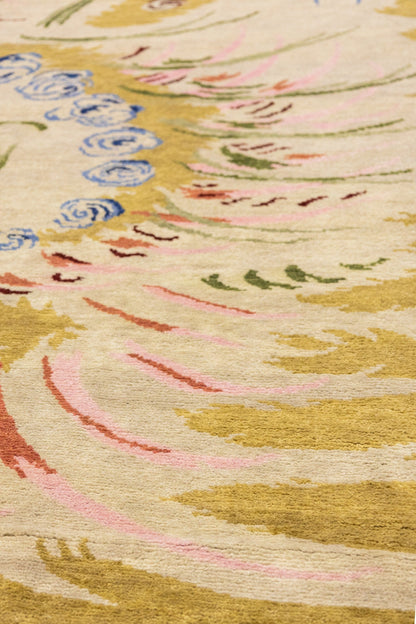 Art Deco Handwoven Contemporary Rug, J89762