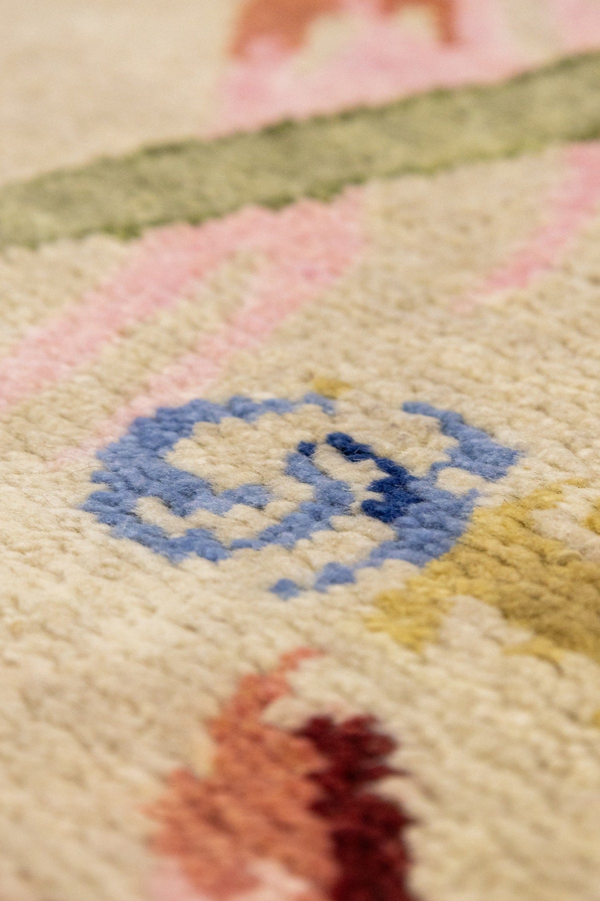 Art Deco Handwoven Contemporary Rug, J89762