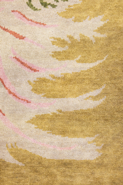Art Deco Handwoven Contemporary Rug, J89762