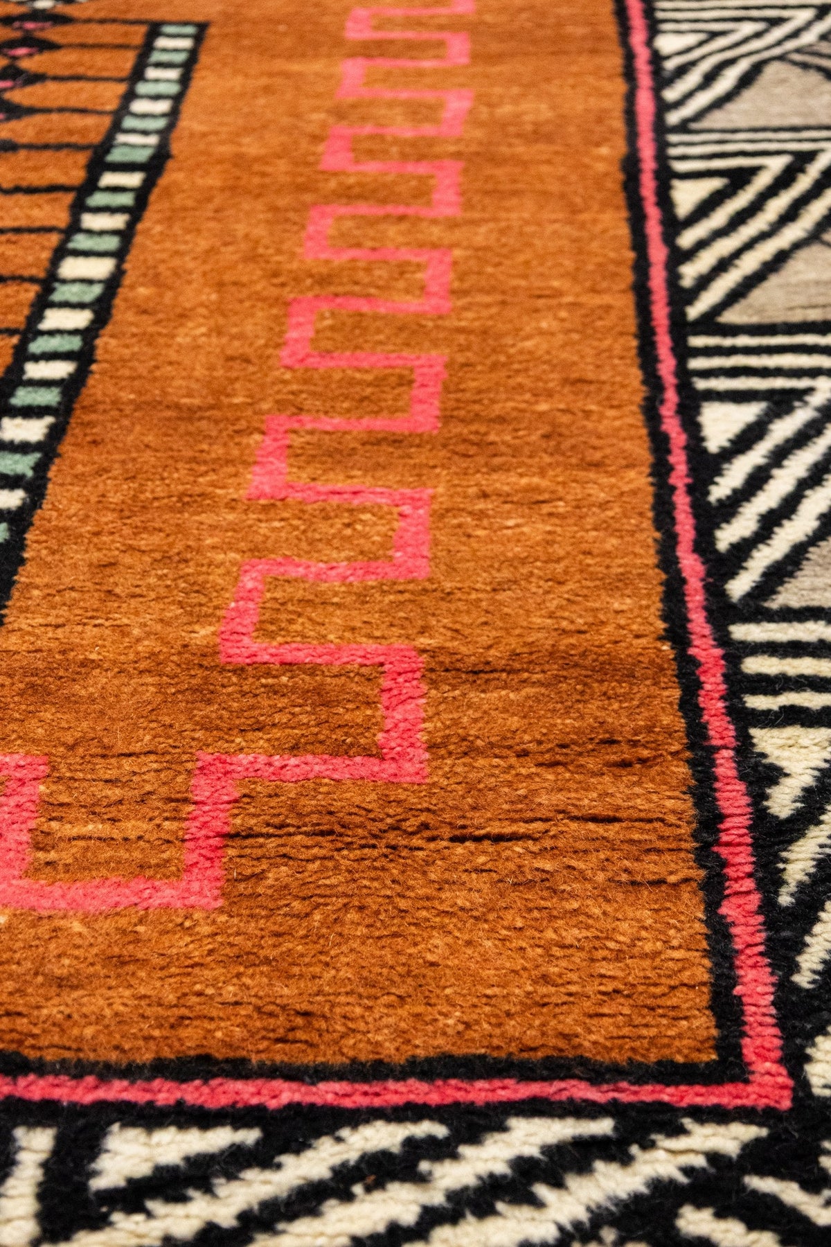 Art Deco Handwoven Contemporary Rug, J89764