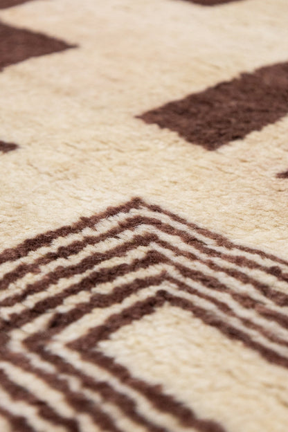 Art Deco Handwoven Contemporary Rug, J89766