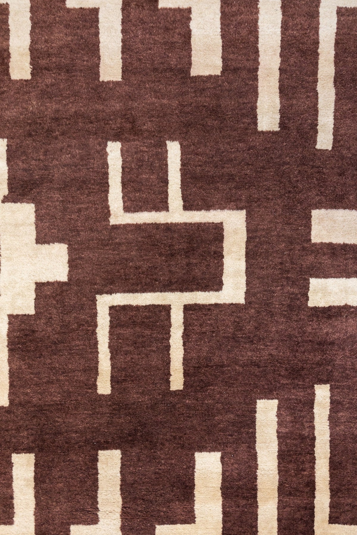 Art Deco Handwoven Contemporary Rug, J89766