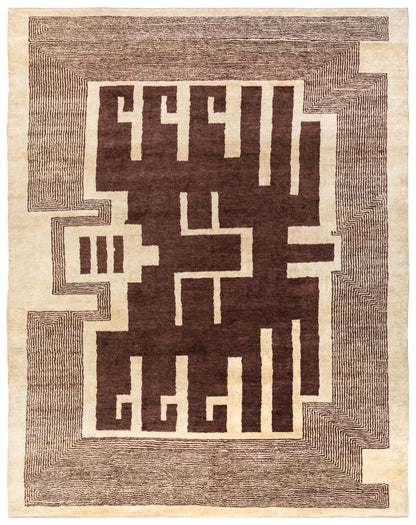 Art Deco Handwoven Contemporary Rug