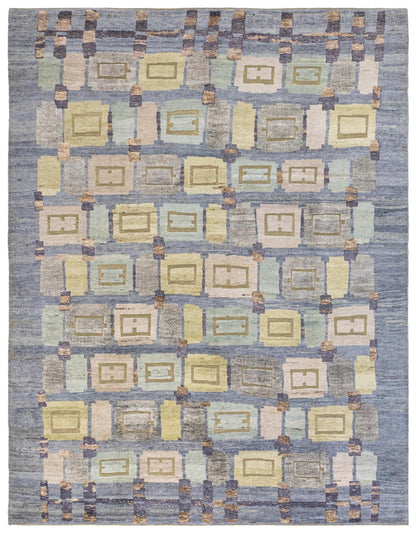 Art Deco Handwoven Contemporary Rug