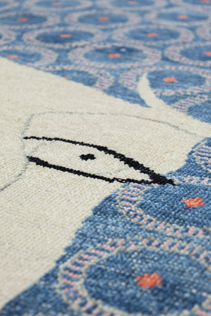 Auntie Irene Handwoven Contemporary Rug, J80005