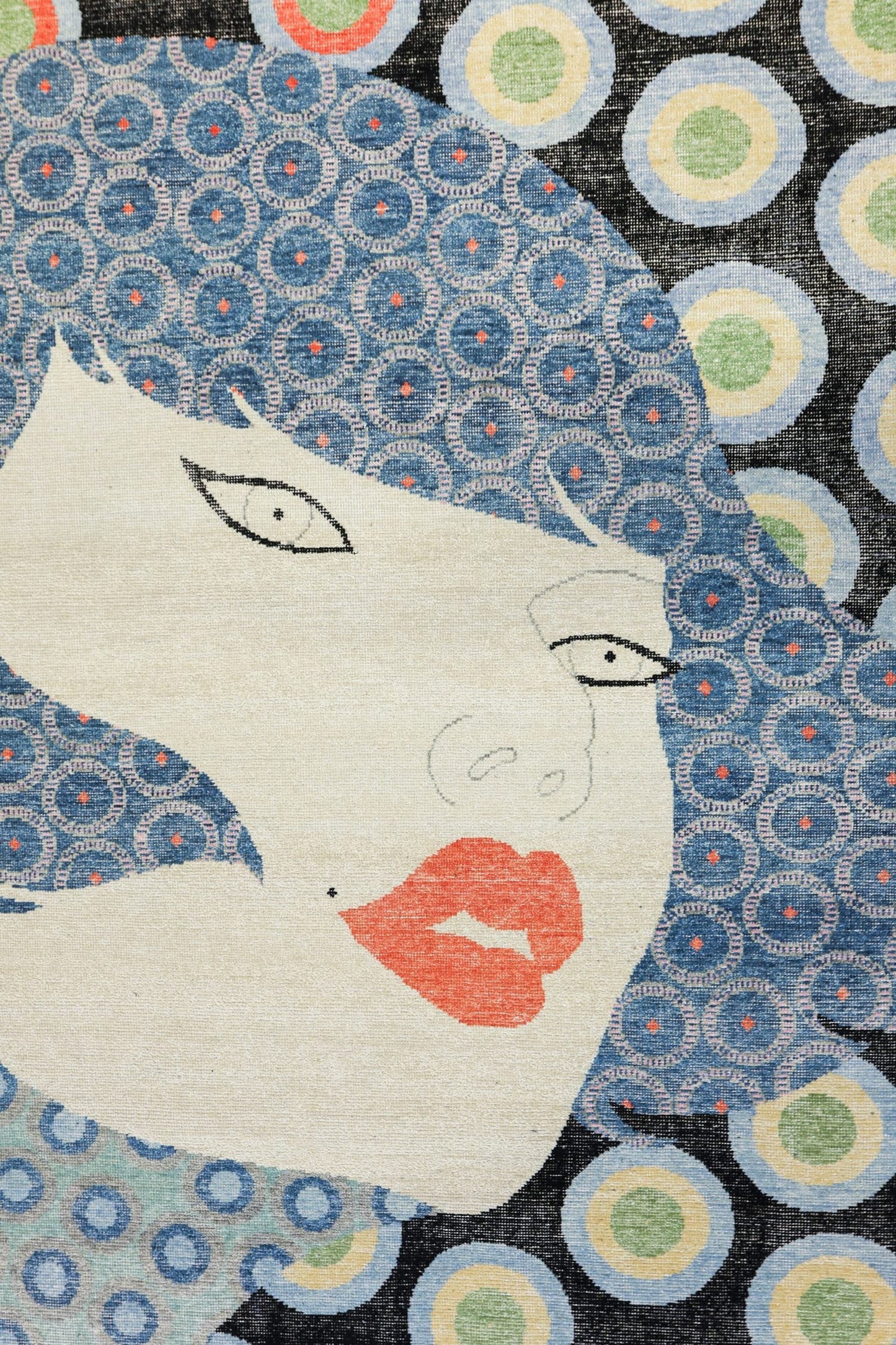 Auntie Irene Handwoven Contemporary Rug, J80005