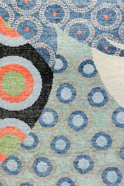 Auntie Irene Handwoven Contemporary Rug, J80005