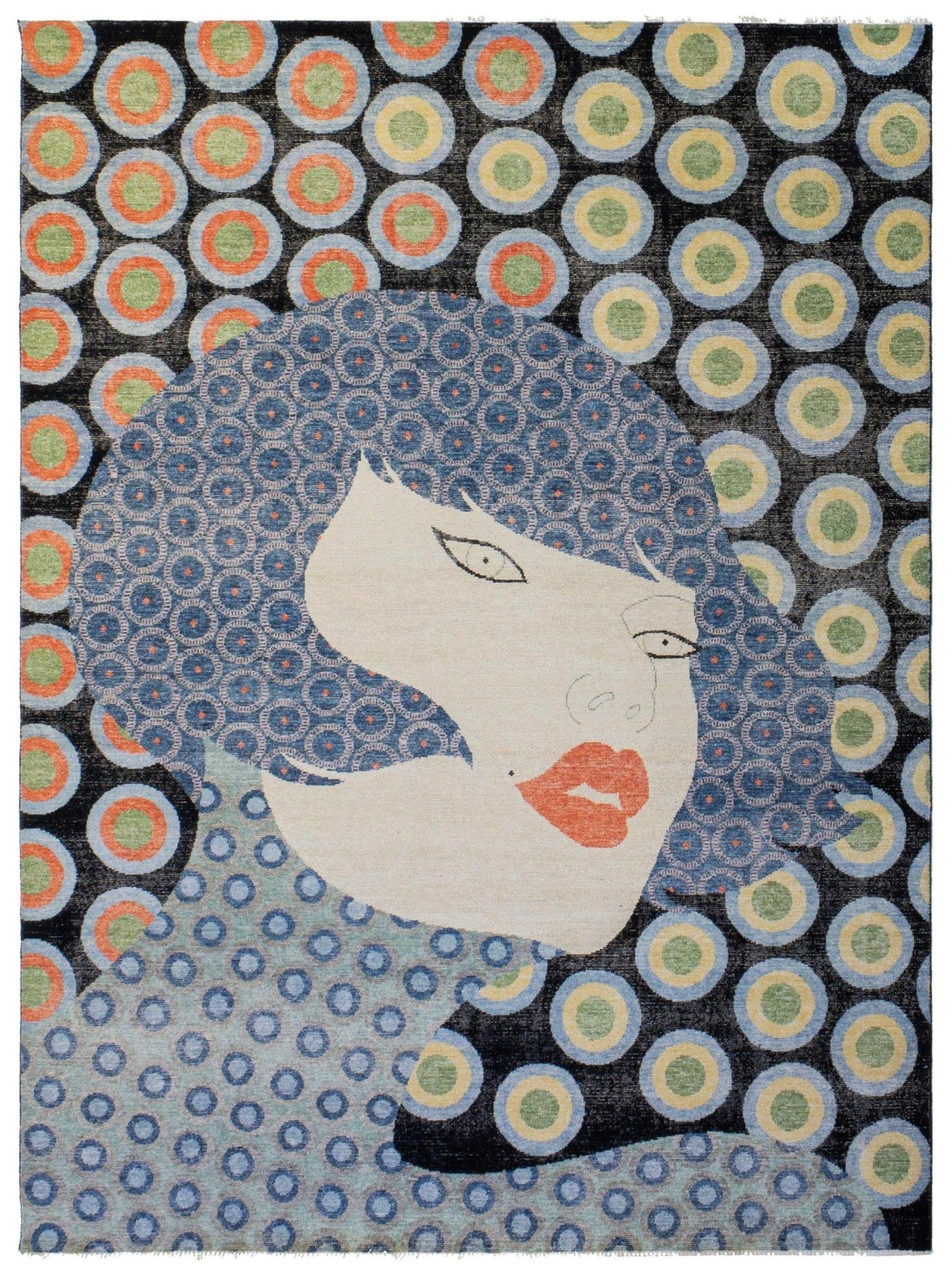 Auntie Irene Handwoven Contemporary Rug