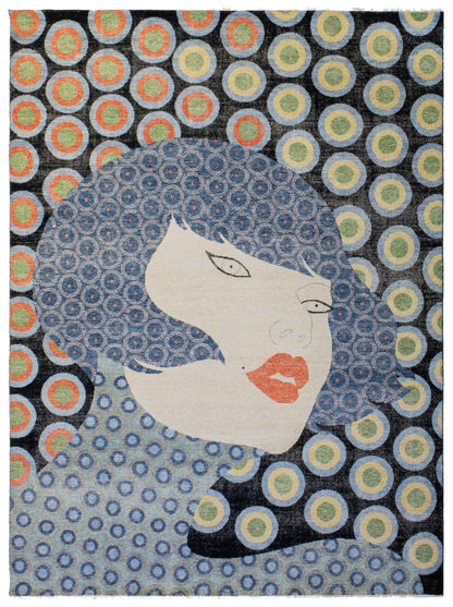 Auntie Irene Handwoven Contemporary Rug