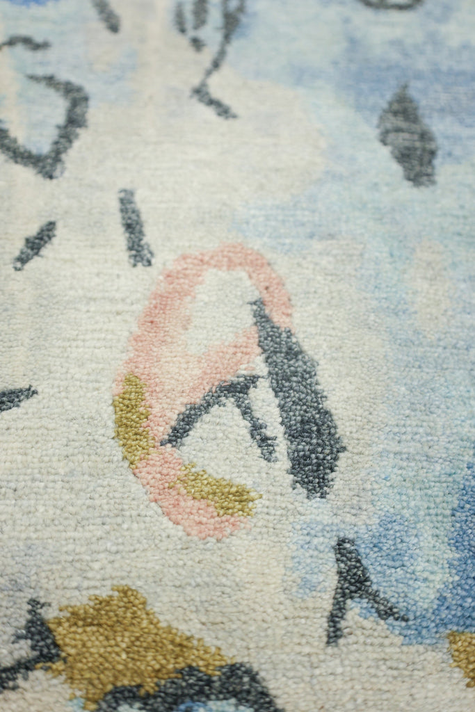 Blue Moon Handwoven Contemporary Rug | Landry & Arcari