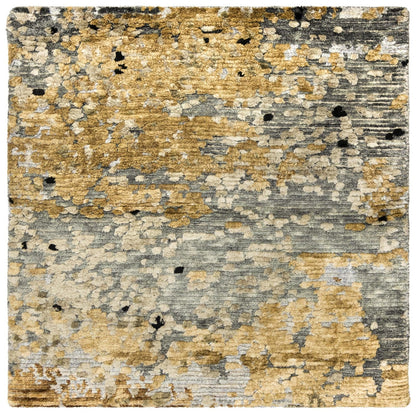 Bronze Mist Handwoven Contemporary Rug